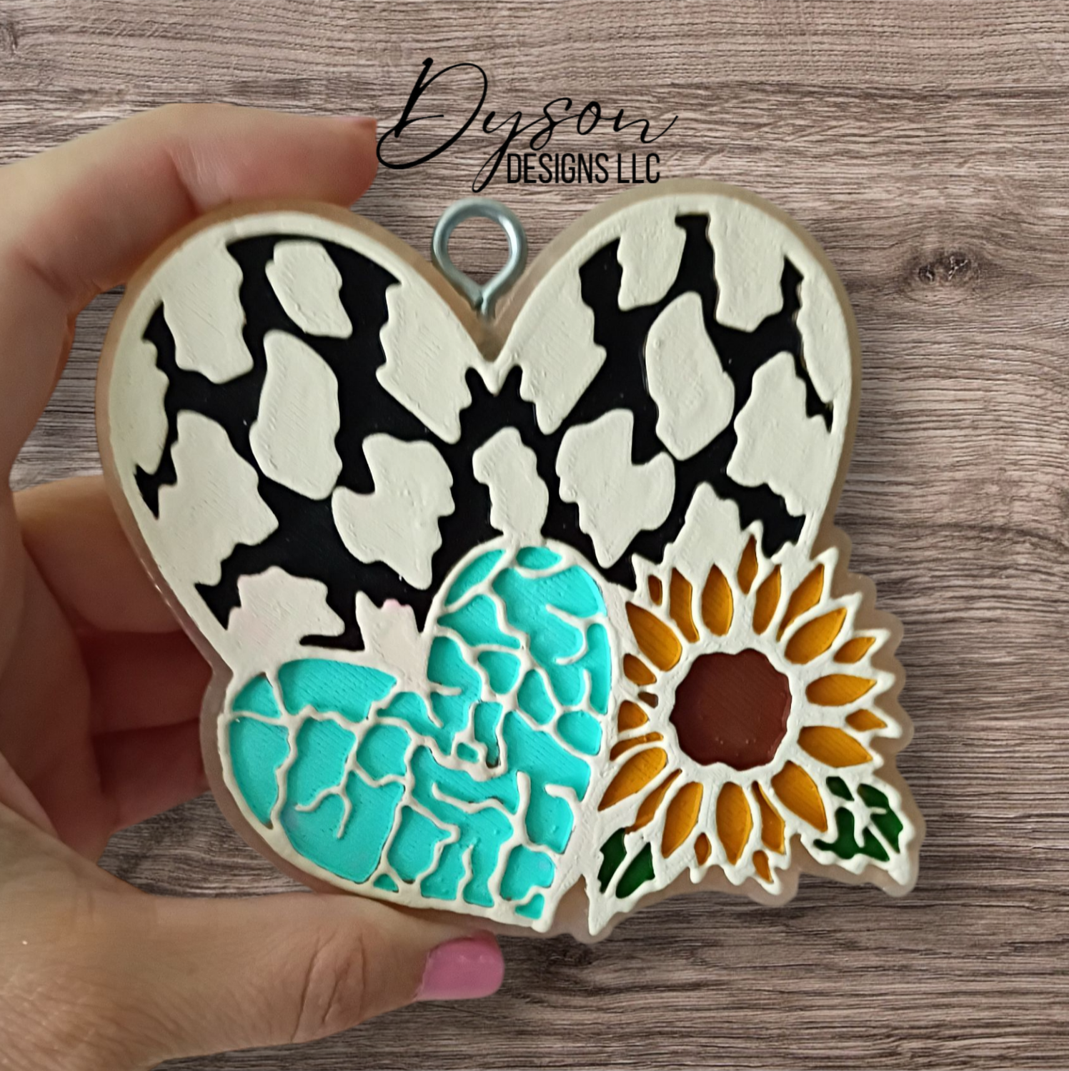 Western hearts with sunflower - Create your custom (7-14 business day TAT)