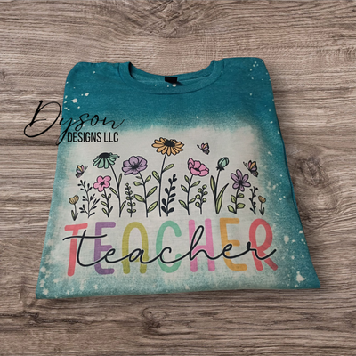 bleached Floral teacher 