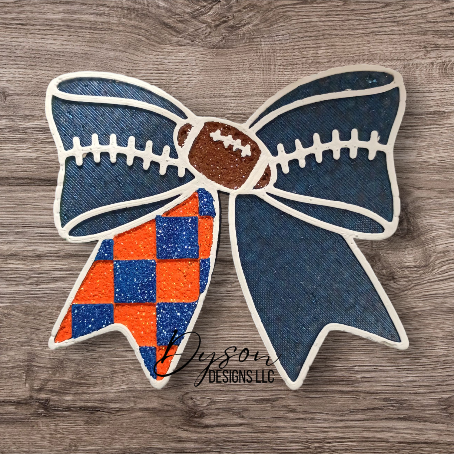 Football bow - Create your custom (7-14 business day TAT)