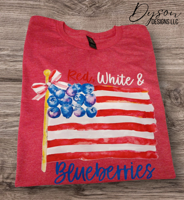 Red, white and blueberries 