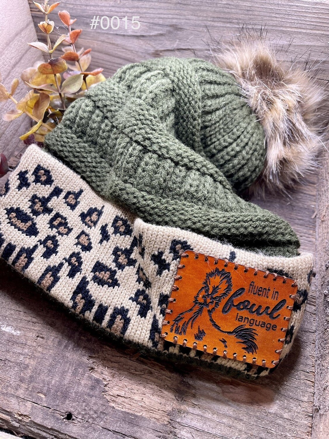 &quot;Fowl Language&quot; Knit Cap w/ Pom