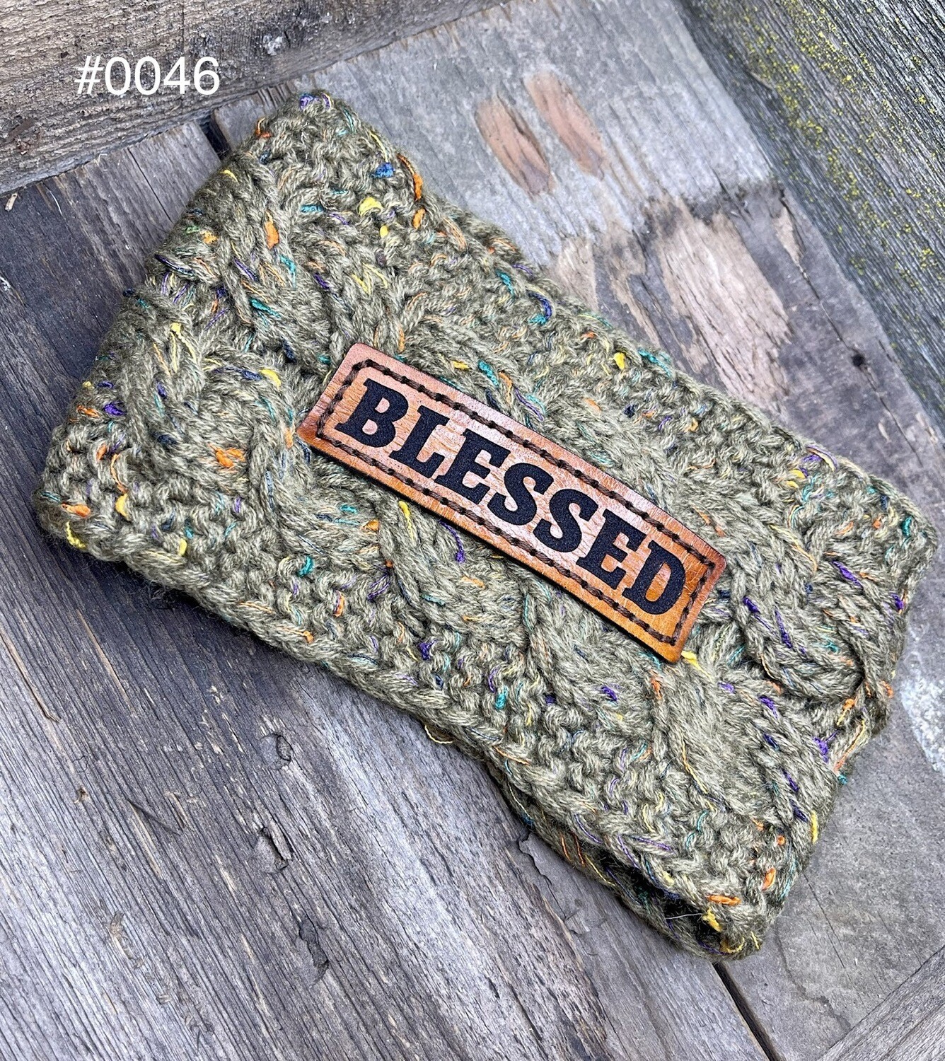 &quot;Blessed&quot; Knitted Ear Warmer