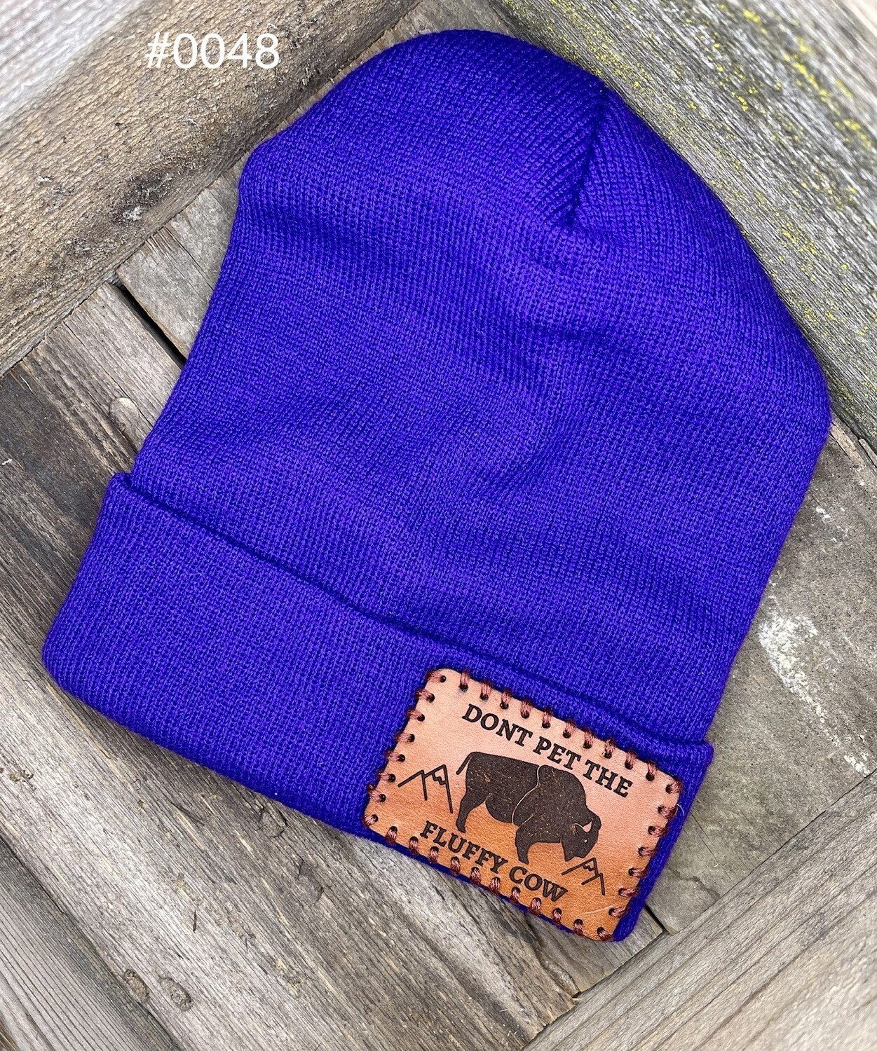 &quot;Fluffy Cow&quot; Knitted Cap