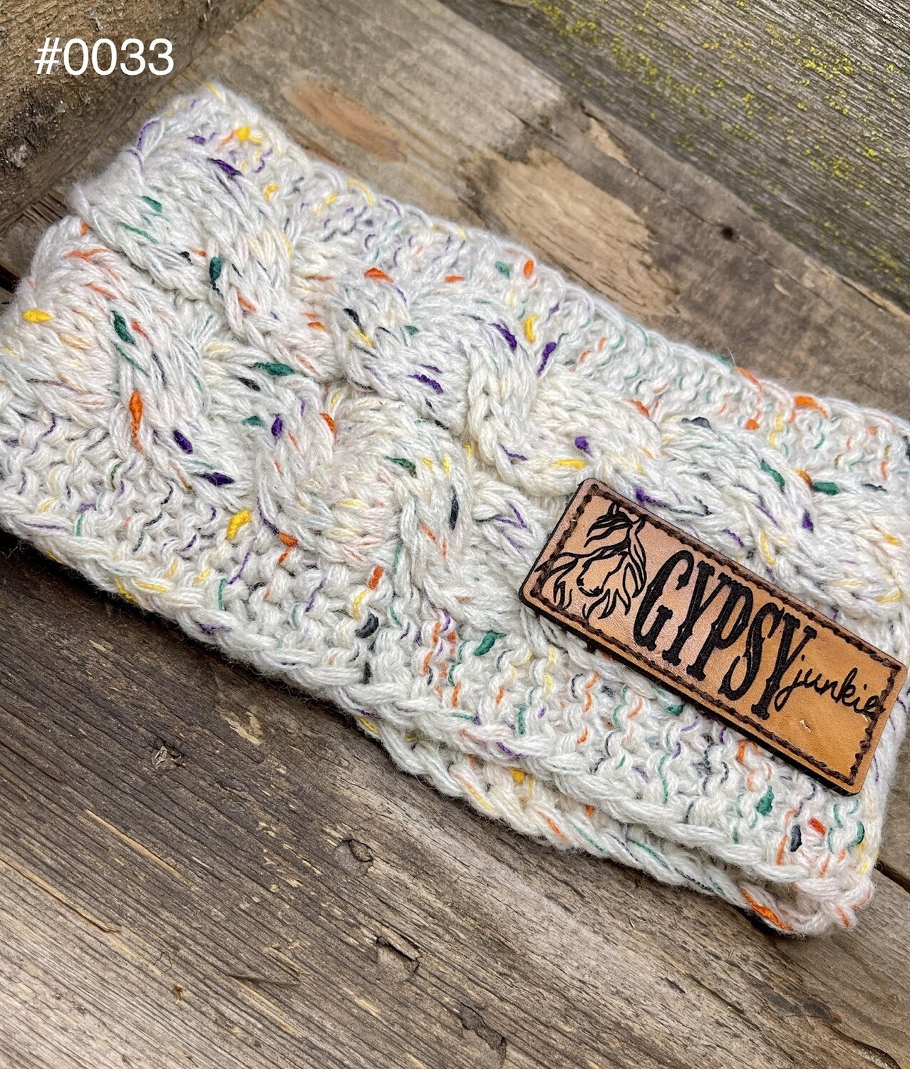 &quot;Gypsy Junkie&quot; Knitted Ear Warmer