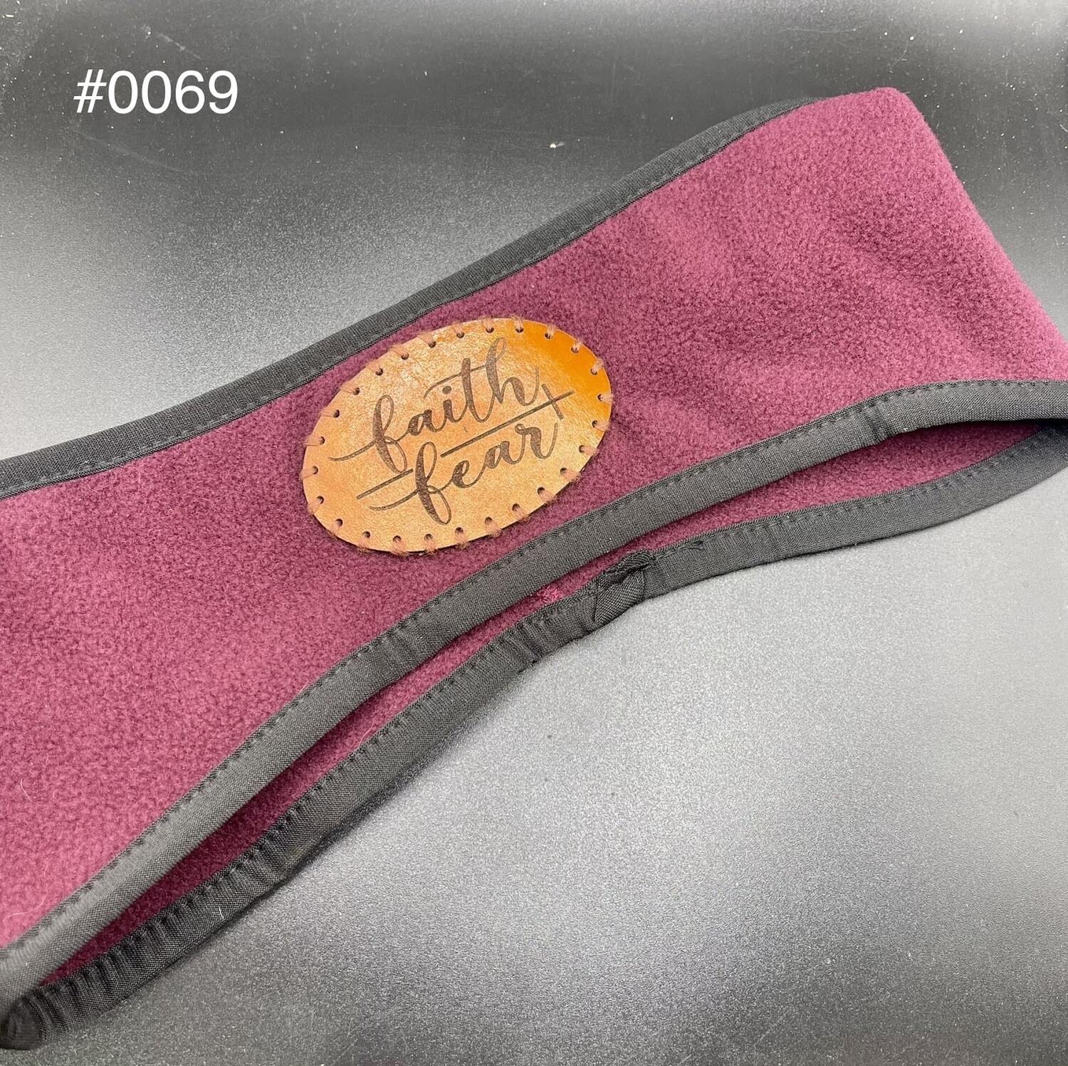 &quot;Faith Over Fear&quot; Micro-Fleece Ear 
Warmer