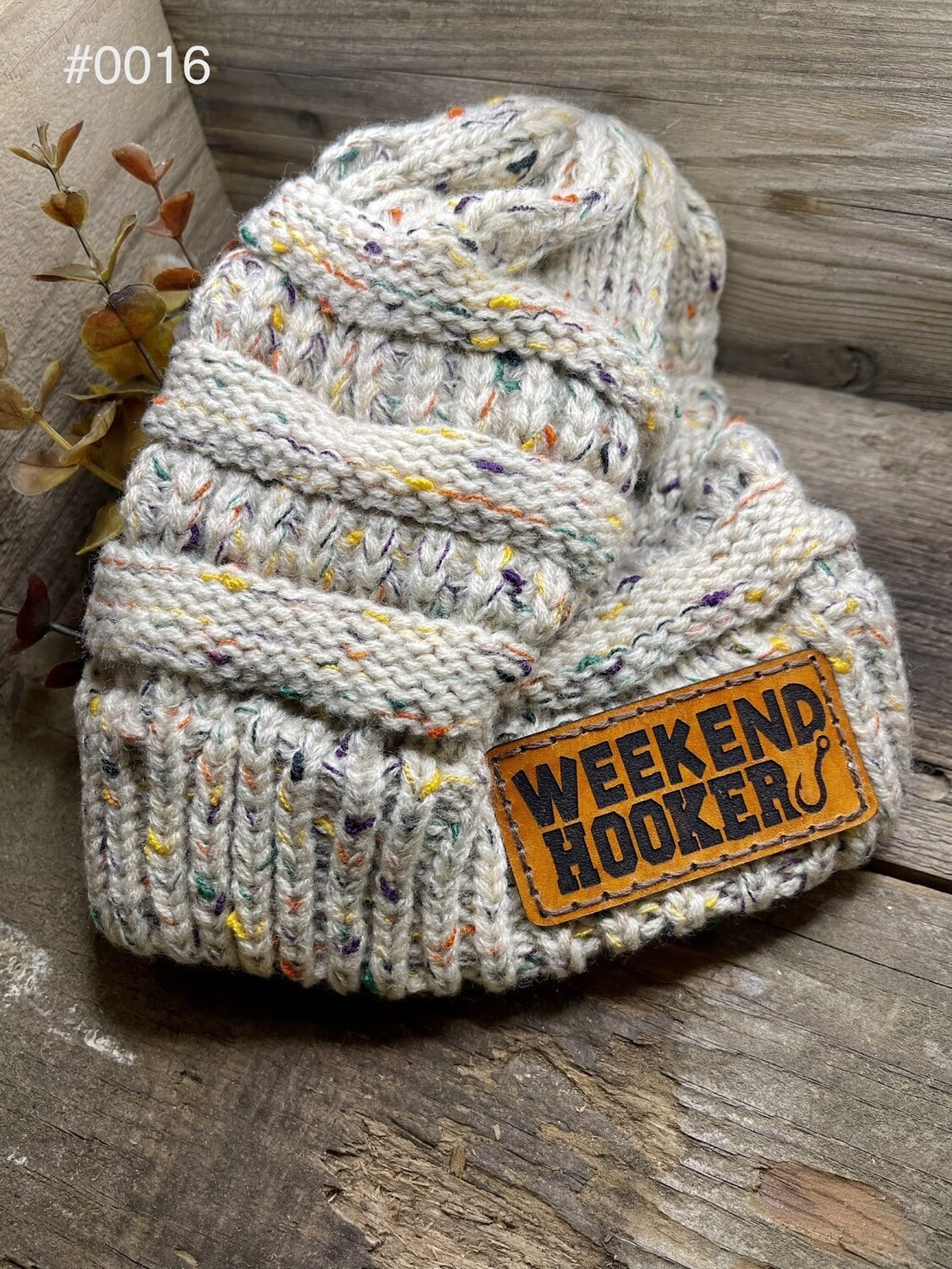 &quot;Weekend Hooker&quot; Light Slouchy Knit Cap
