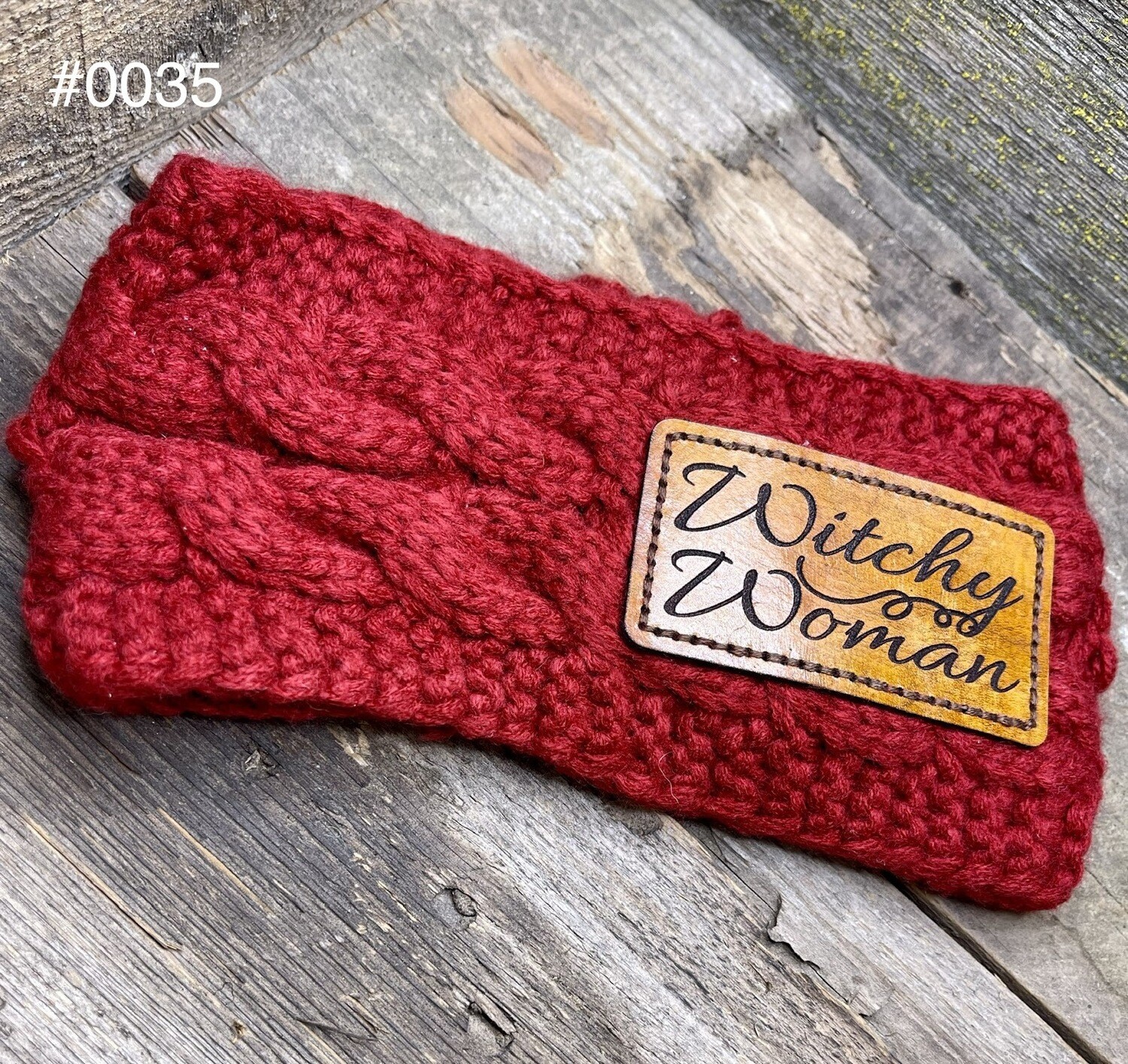 &quot;Witchy Woman&quot; Knitted Ear Warmer