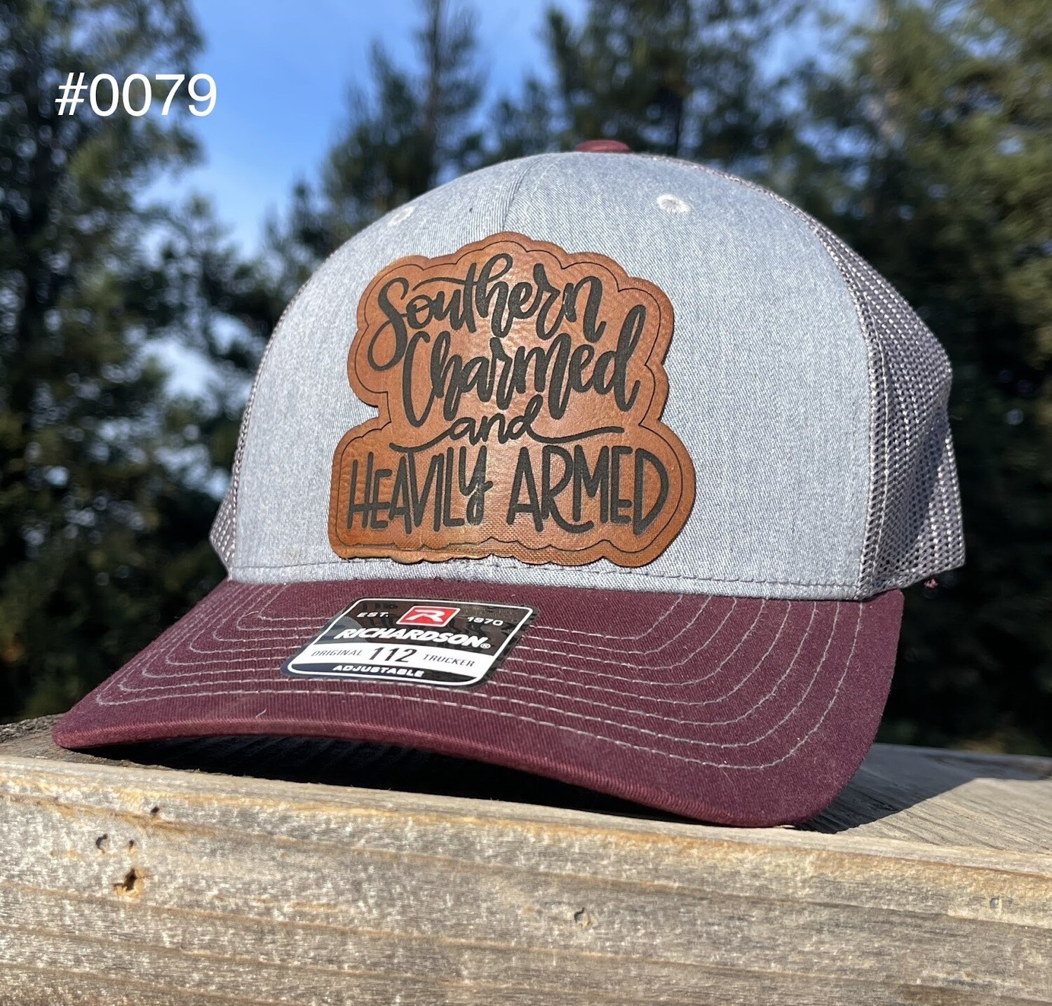 &quot;Southern Charmed &amp; Heavily Armed&quot;
Trucker Cap