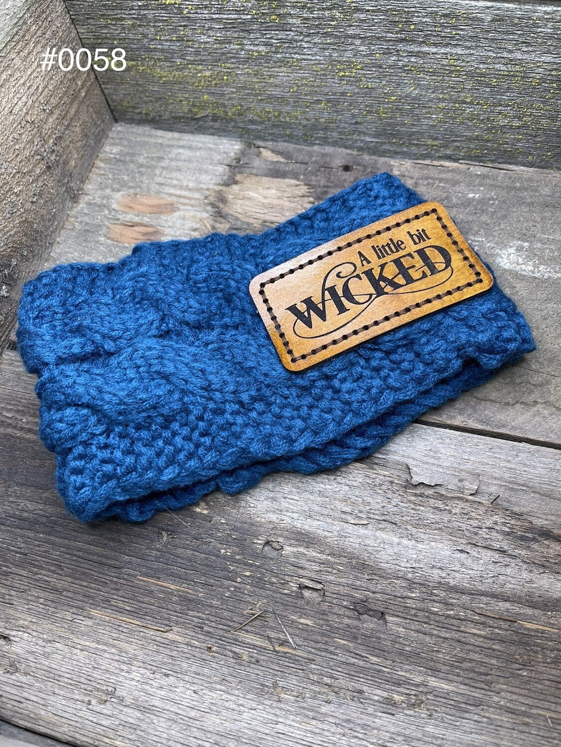 &quot;A Little Bit Wicked&quot; Knitted Ear Warmer