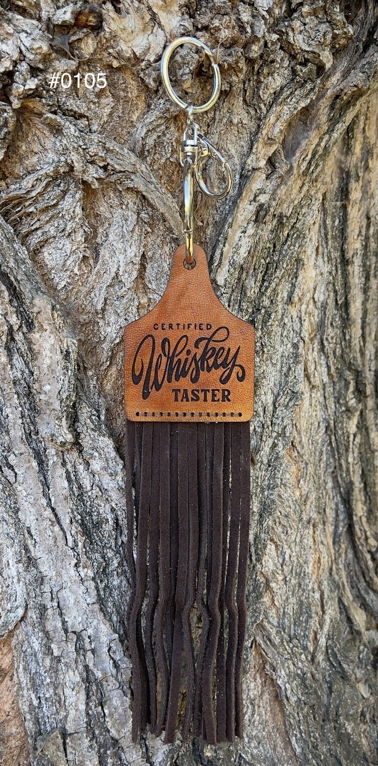 &quot;Certified Whiskey Taster&quot; Keychain