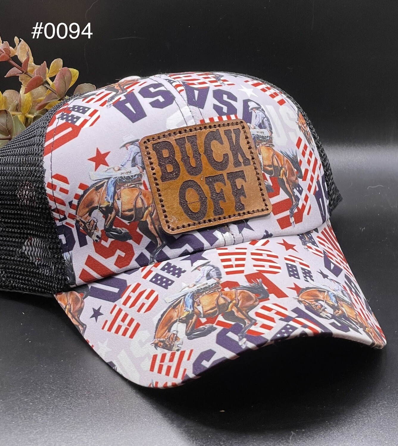 &quot;Buck Off&quot; Criss-Cross Cap