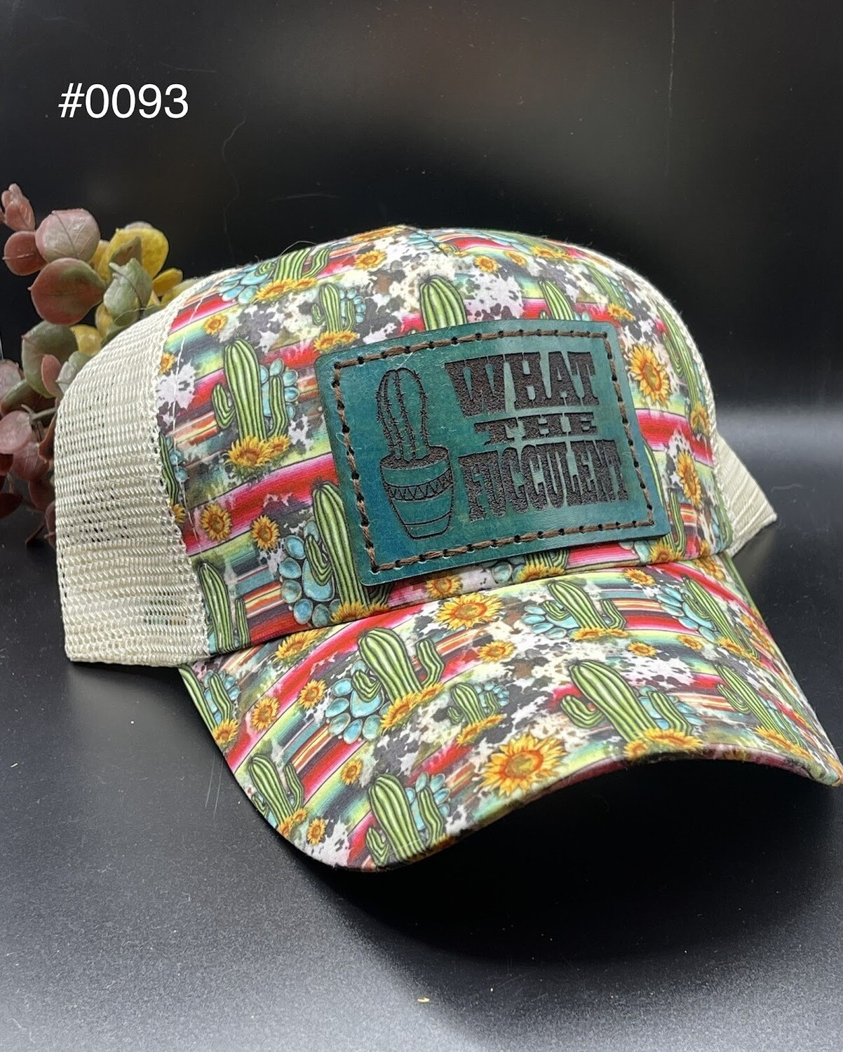 &quot;What The Fucculent&quot; Criss-Cross Cap