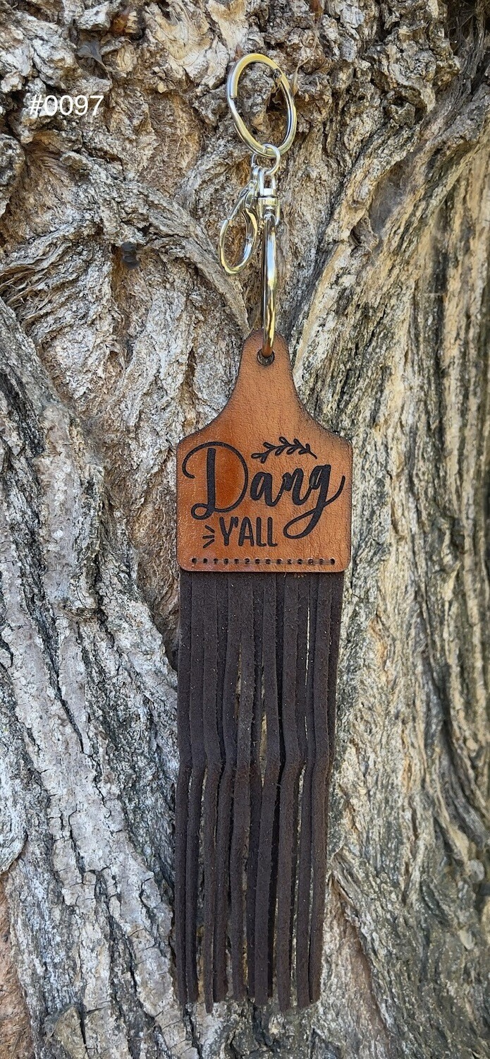 &quot;Dang Ya&#39;ll&quot; Keychain