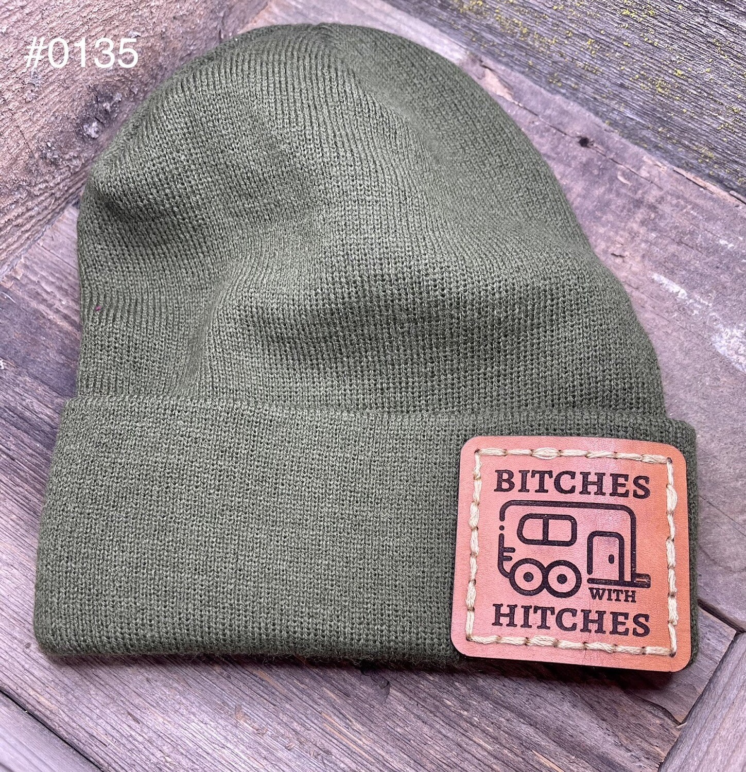 &quot;Bitches with Hitches&quot; Knit Cap