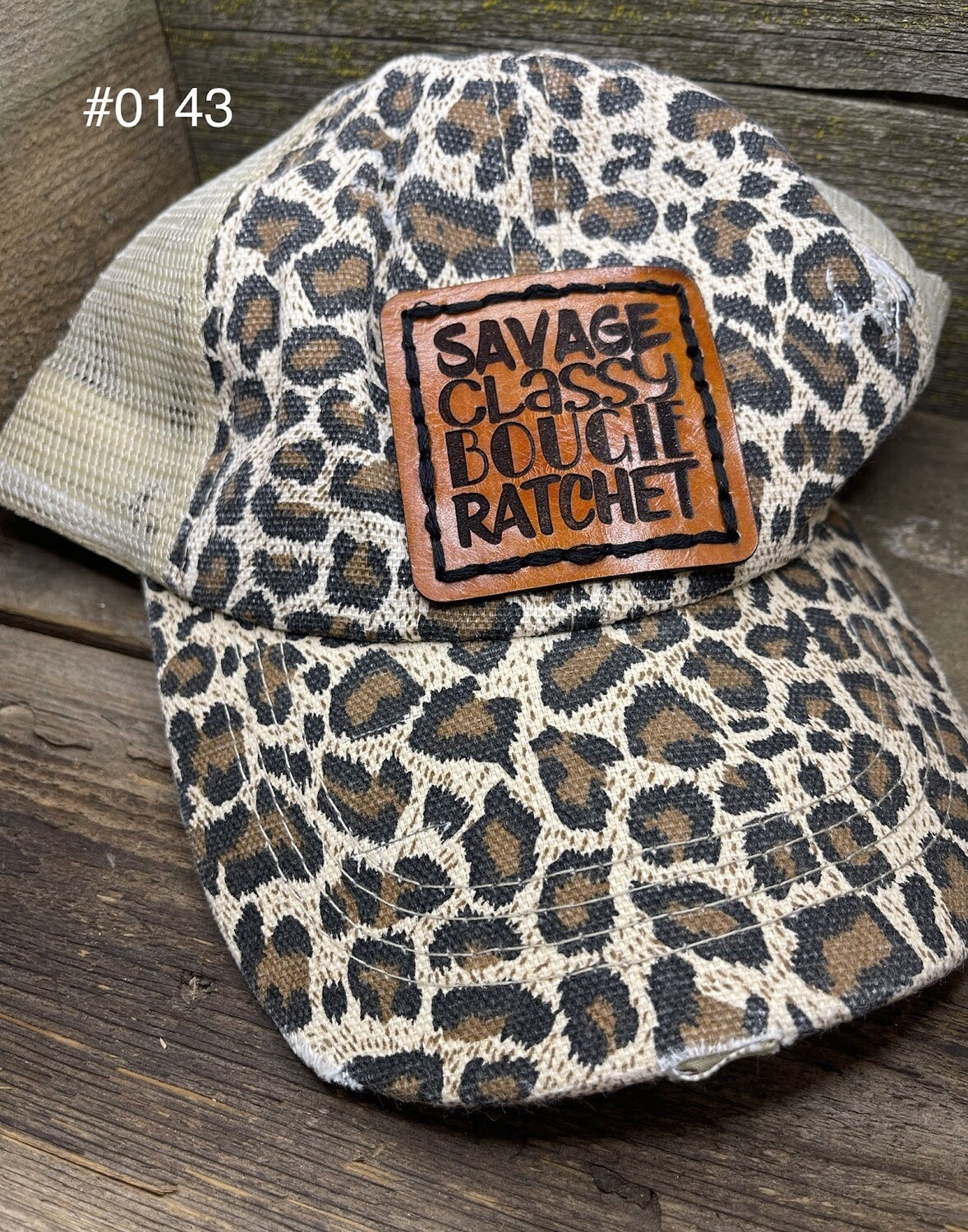 &quot;Savage, Classy, Bougie, Ratchet&quot; Criss-
Cross Cap