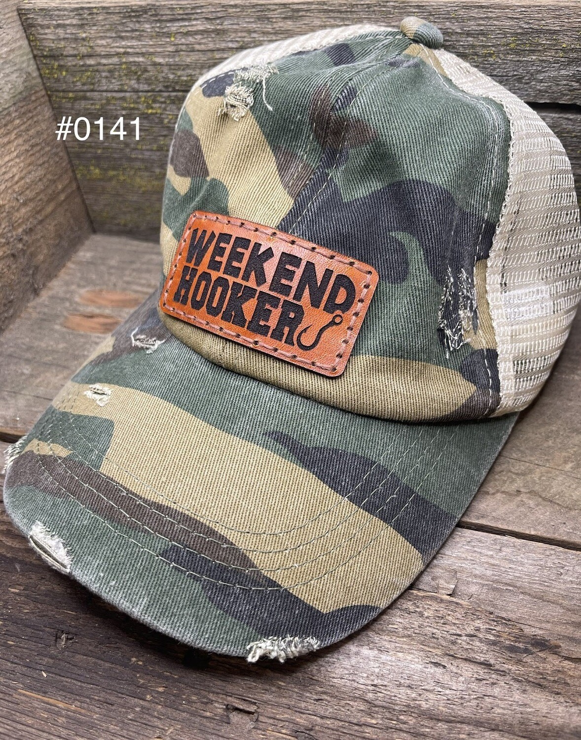 &quot;Weekend Hooker&quot; Criss- Cross Cap