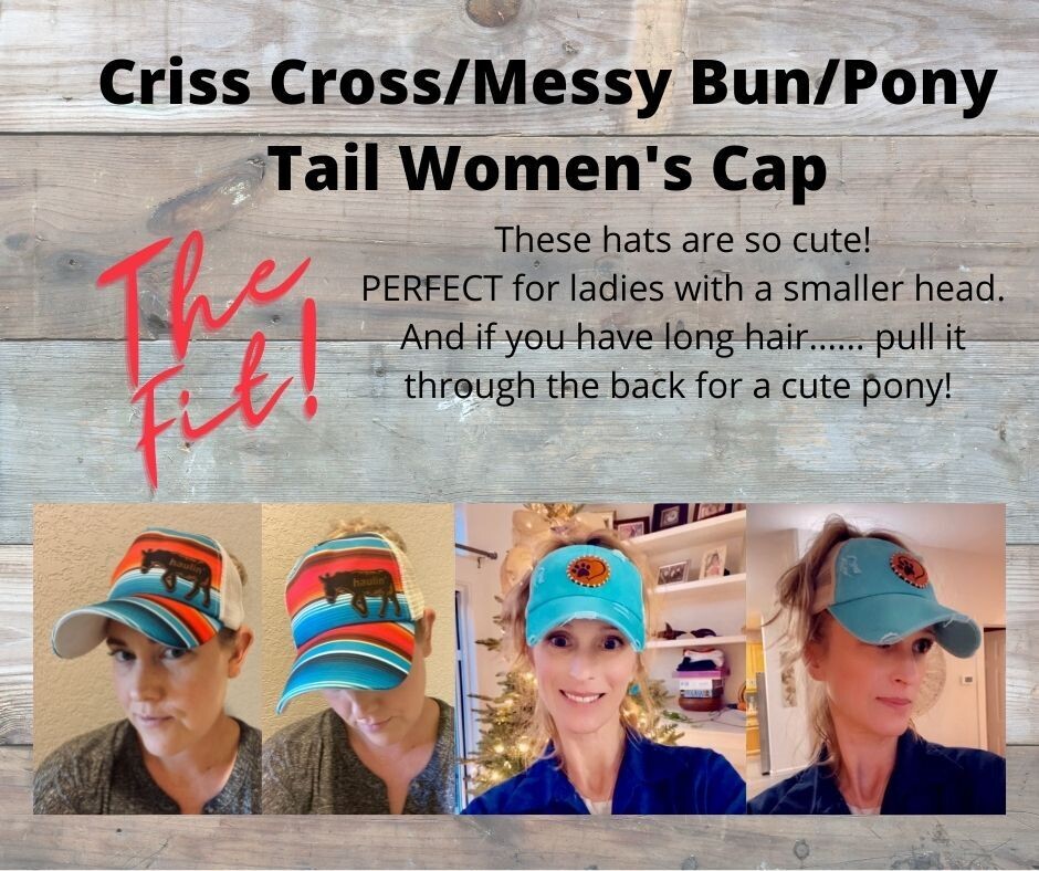 &quot;Heart &amp; Shoe&quot; Criss-Cross Cap
