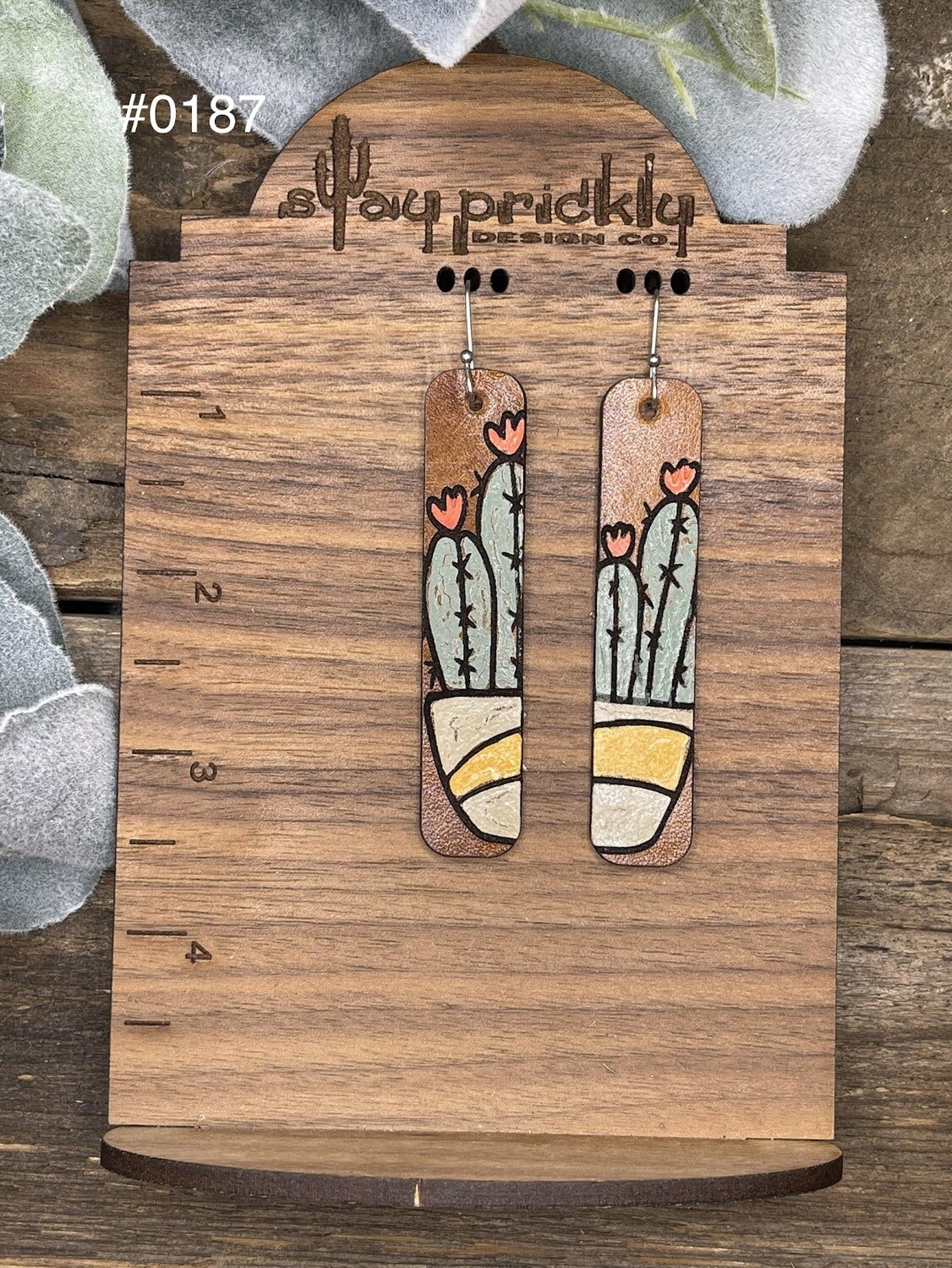 Cactus Dangle Earrings