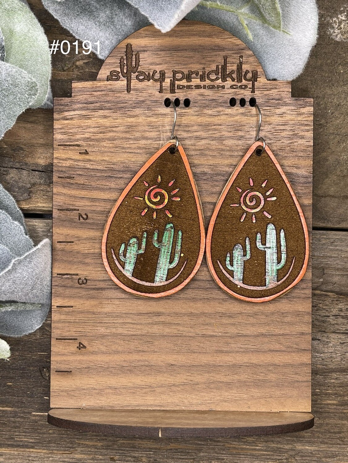 Desert Scene Dangle Earrings