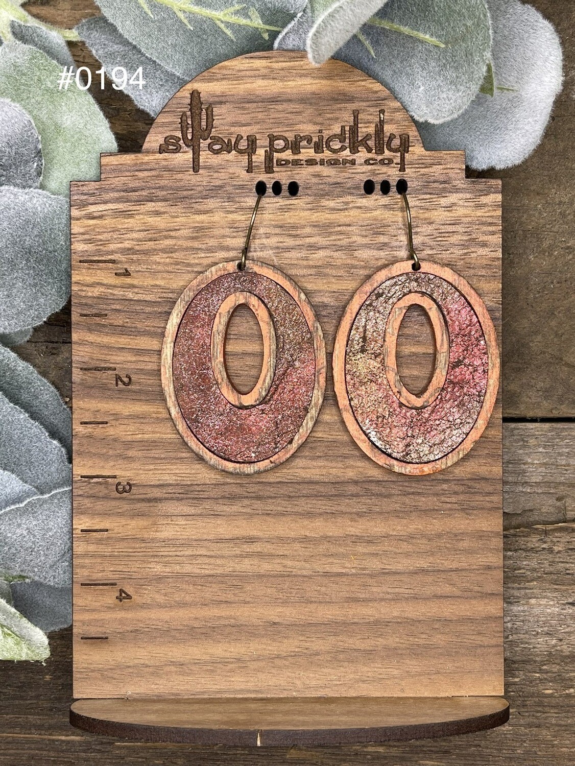 Oval Dangle Earrings