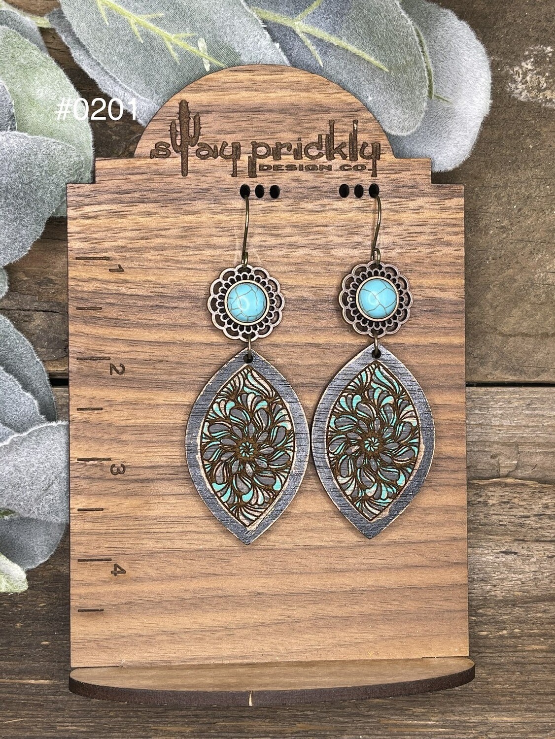 Floral Dangle Earrings