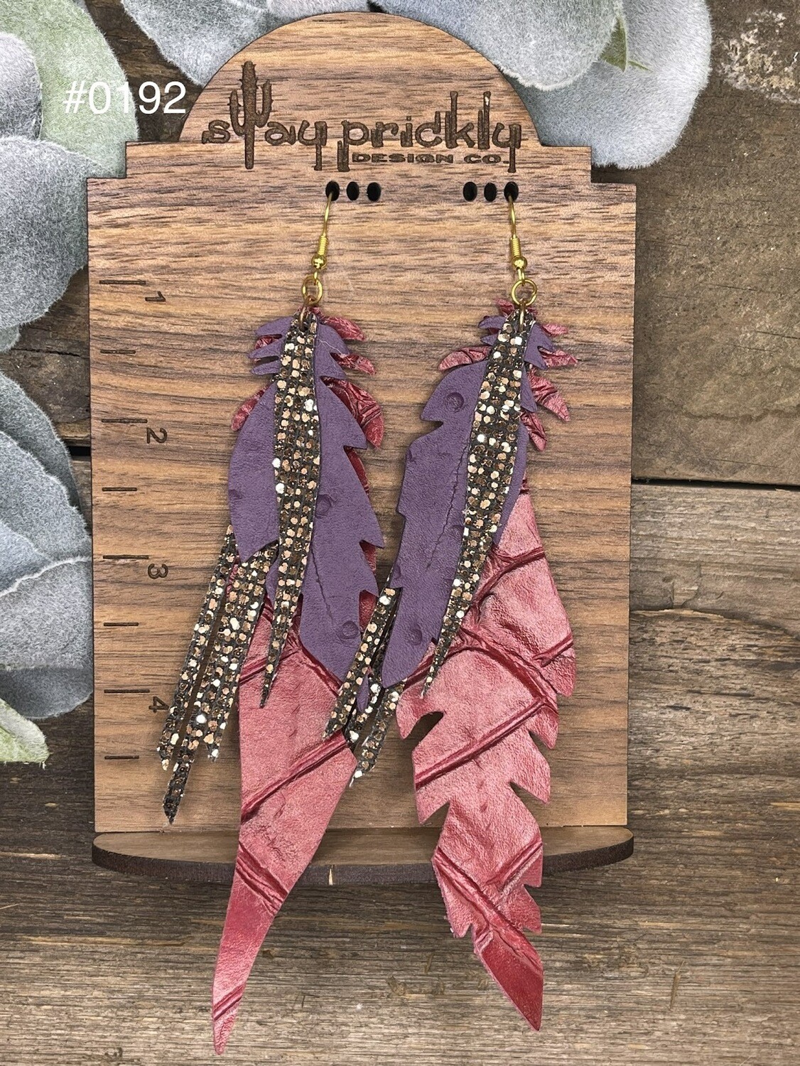 Feather Dangle Earrings