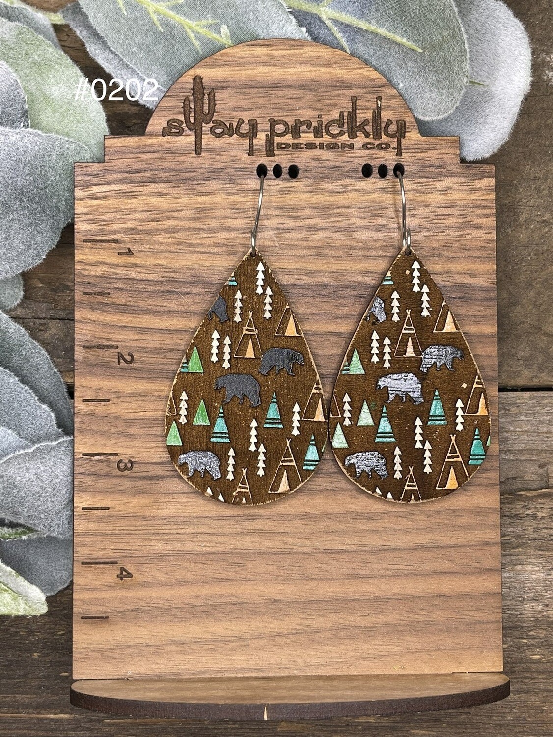 Camping Dangle Earrings