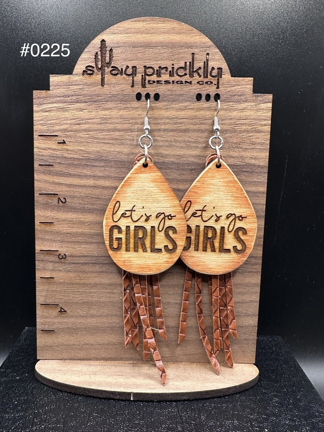 &quot;Let&#39;s Go Girls&quot; Dangle Earrings