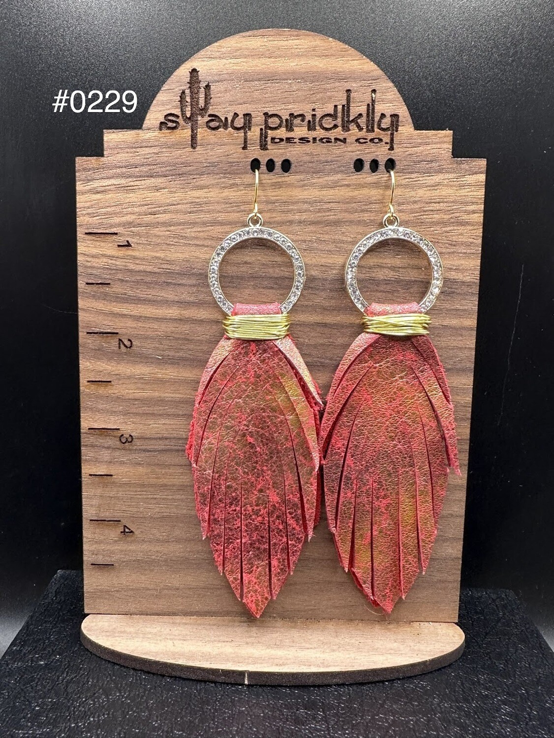 Feather Dangle Earrings