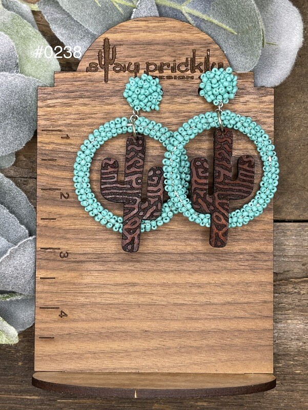 Cactus Dangle Earrings