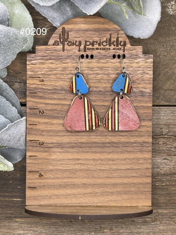 Triangle Dangle Earrings