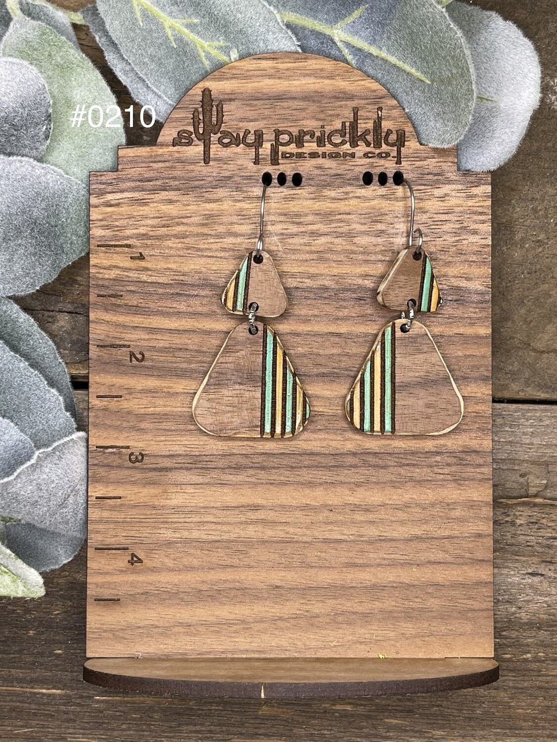 Triangle Dangle Earrings