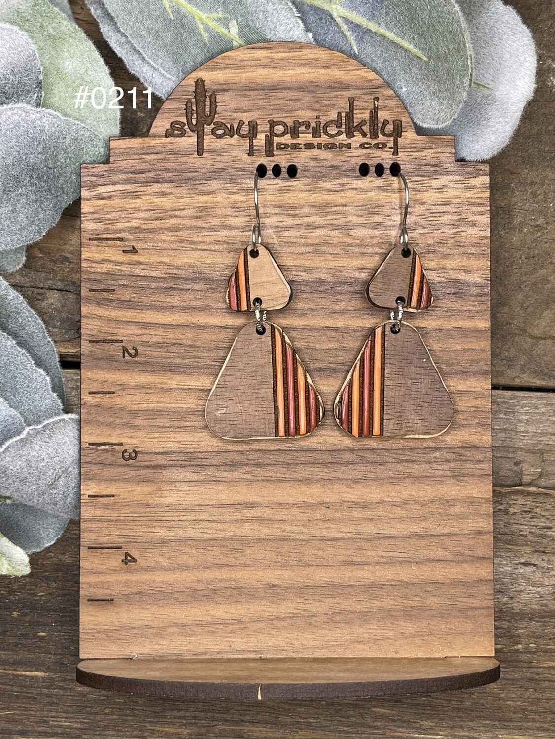 Triangle Dangle Earrings