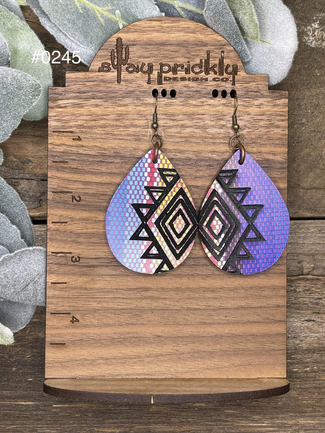 Aztec Dangle Earrrings