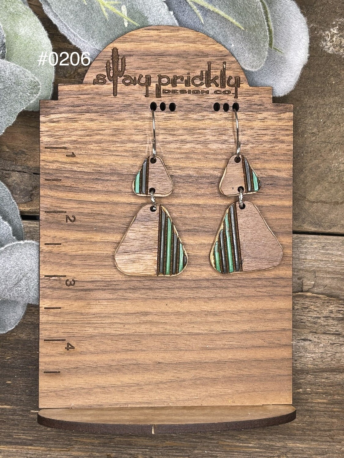 Triangle Dangle Earrings