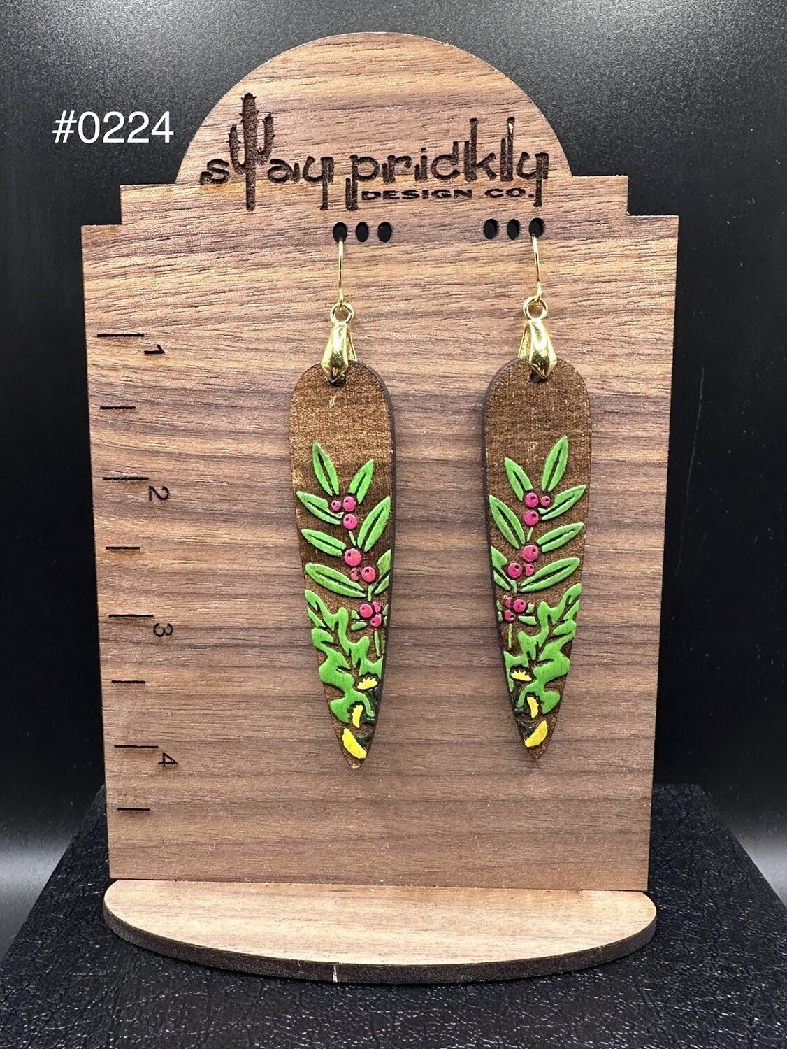 Floral Dangle Earrings