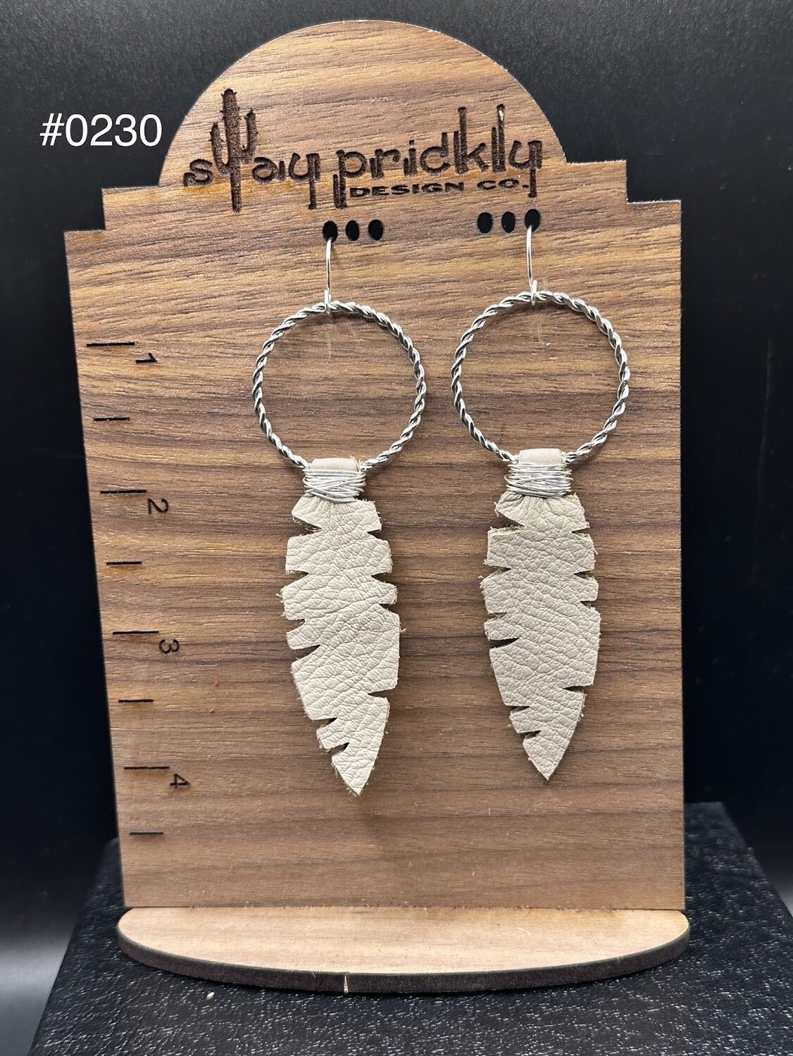 Feather Dangle Earrings