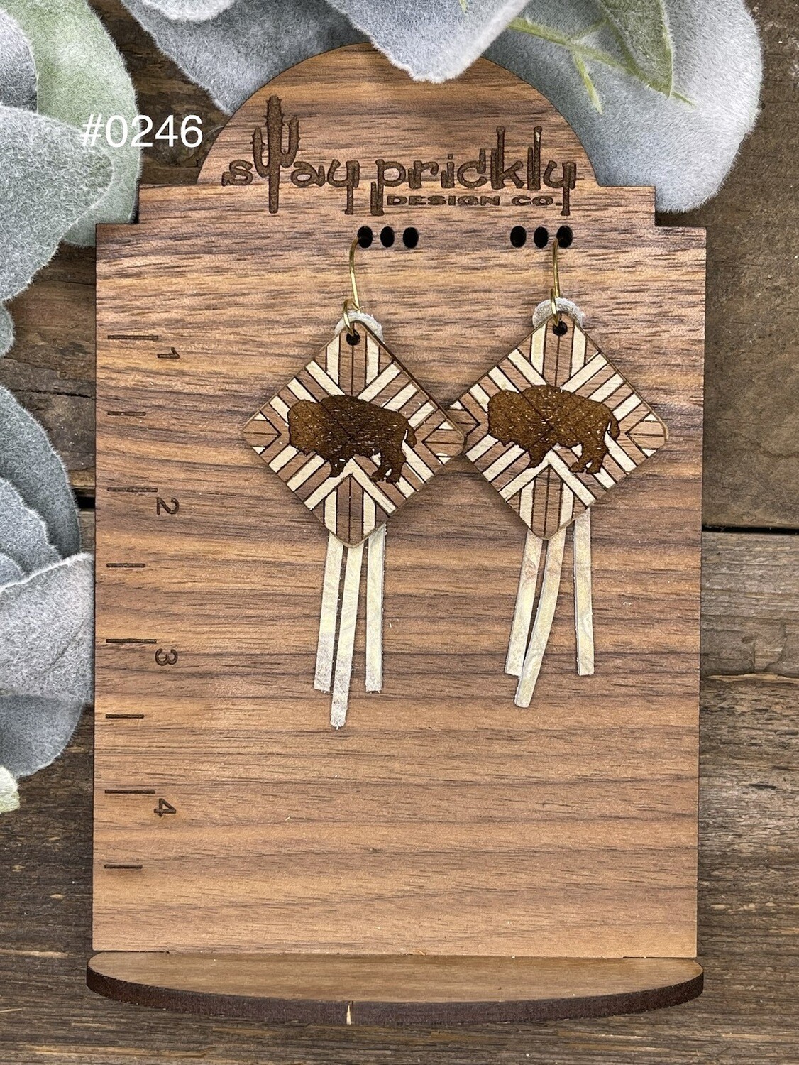 Buffalo Dangle Earrings