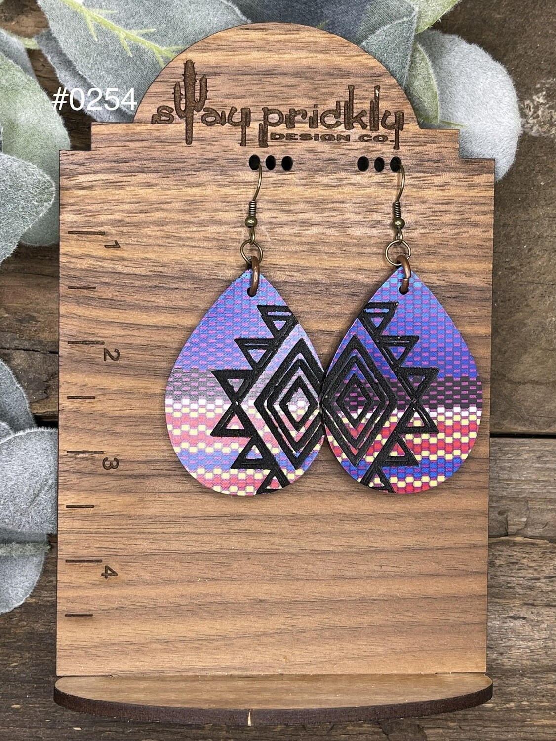 Aztec Dangle Earrrings