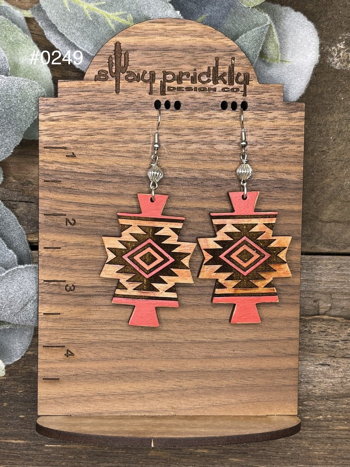 Aztec Dangle Earrrings