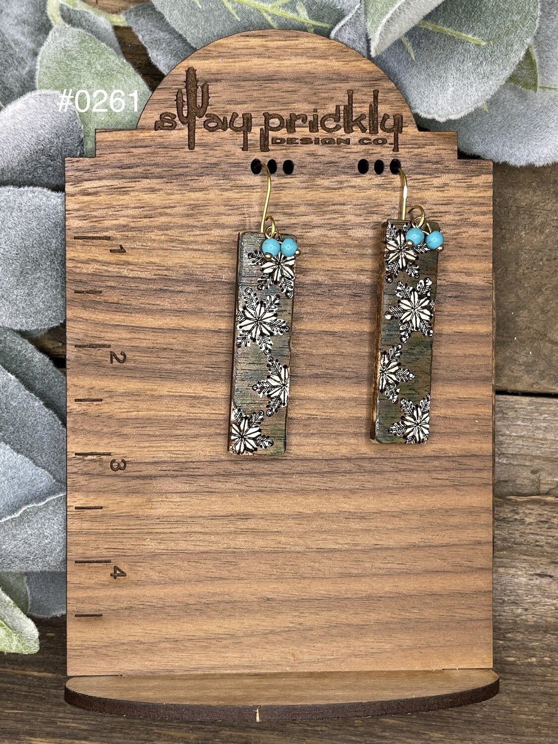 Snowflake Dangle Earrings