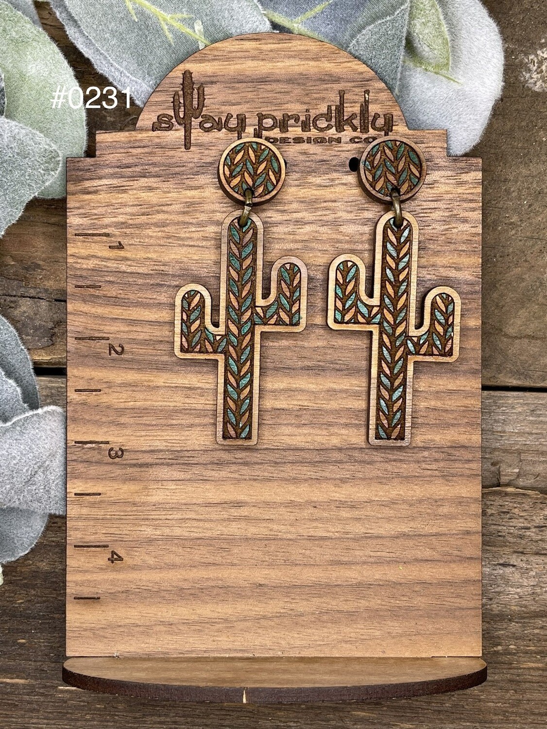 Cactus Dangle Earrings