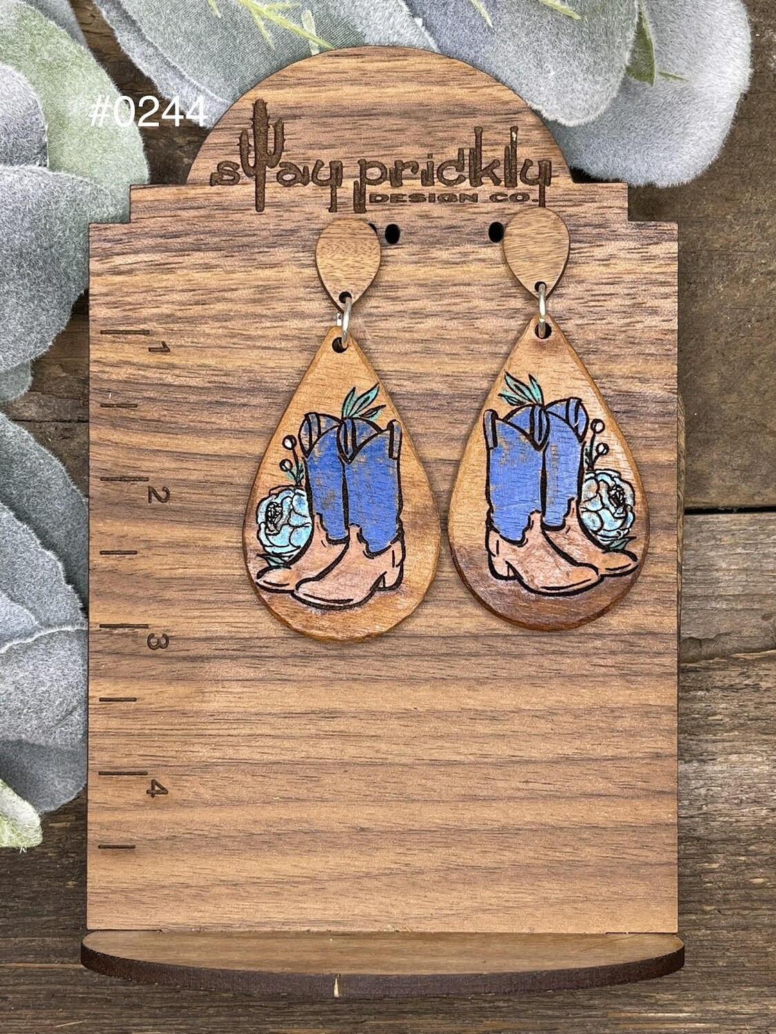 Boot Dangle Earrings