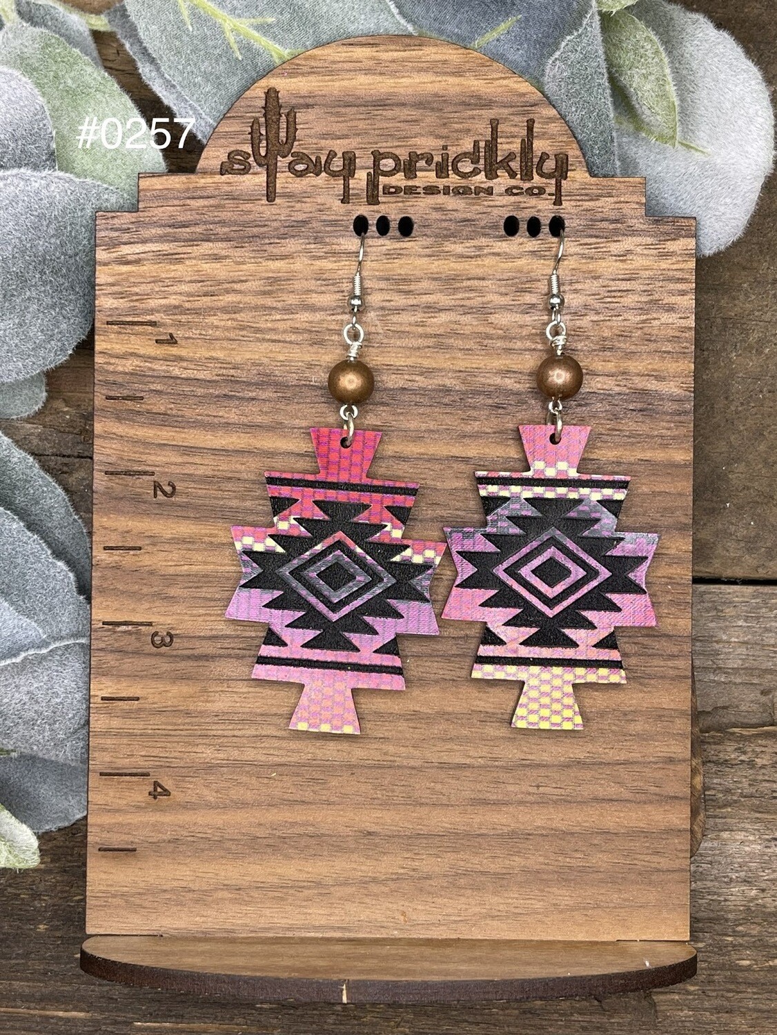 Aztec Dangle Earrrings