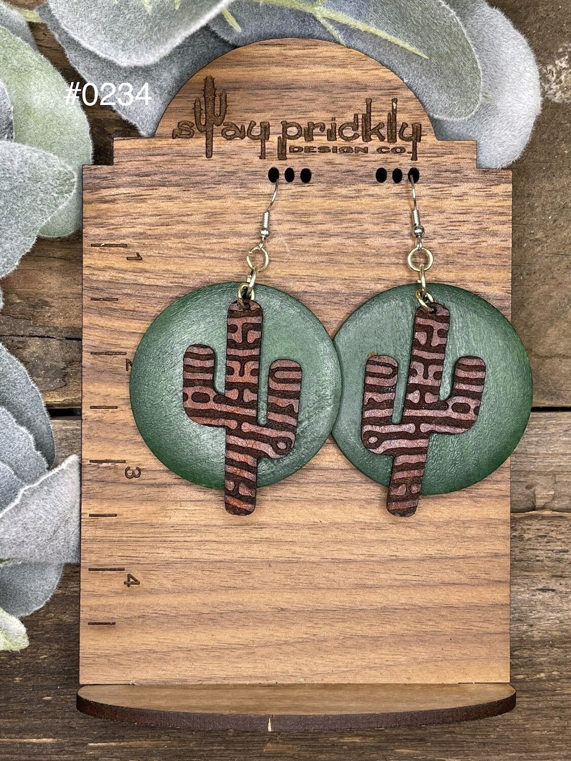 Cactus Dangle Earrings