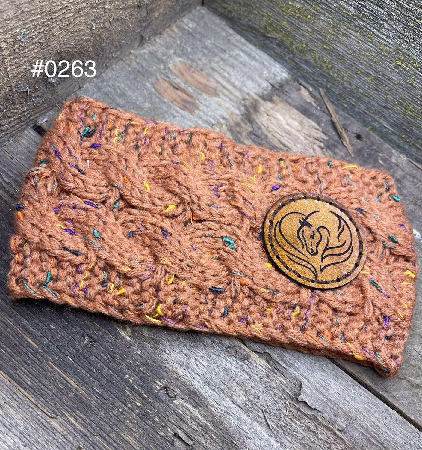 &quot;Horse and Heart&quot; Knit Ear Warmer