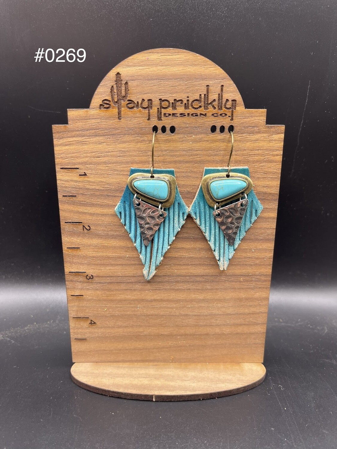 Feather Dangle Earrings
