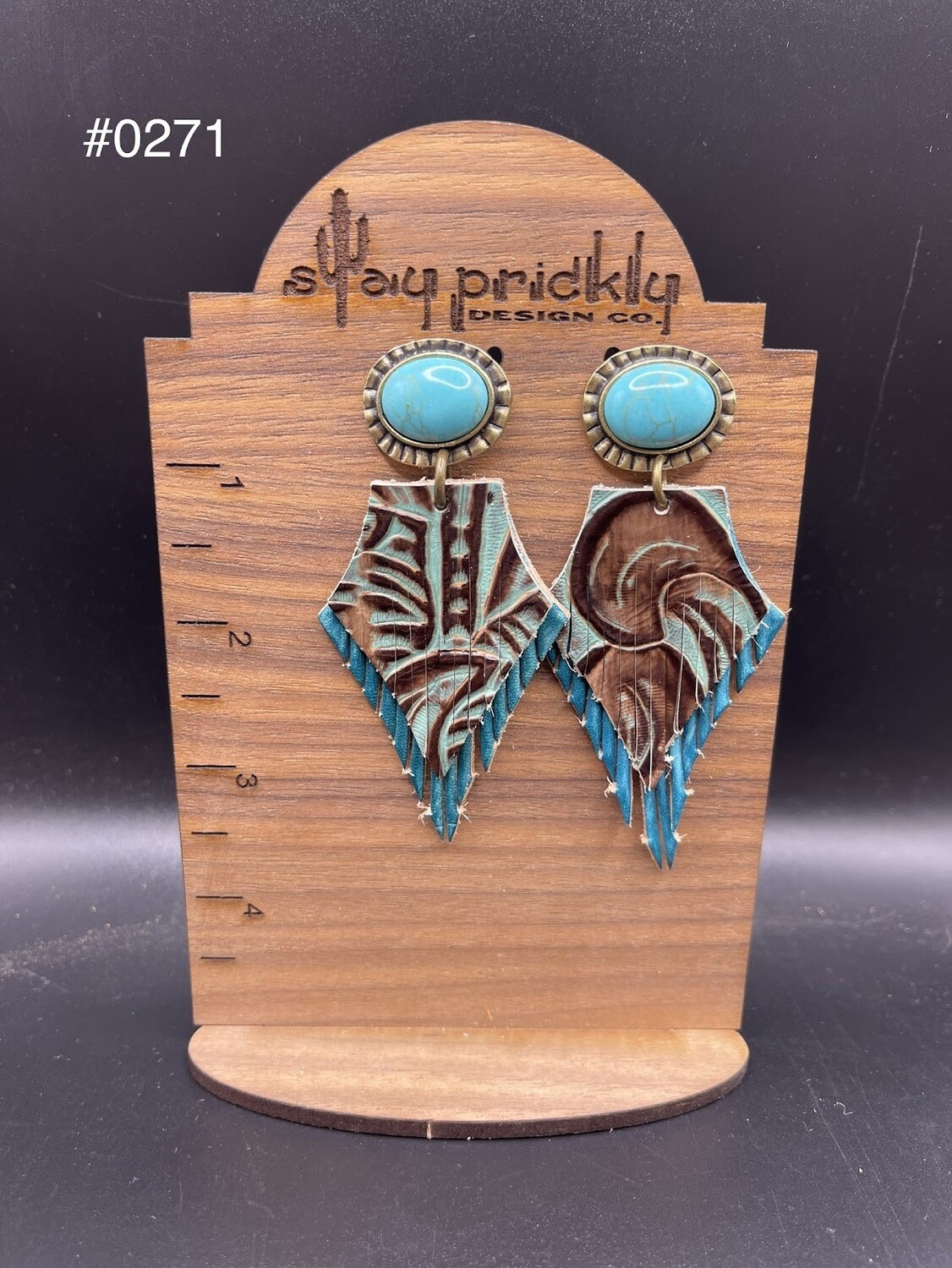 Feather Dangle Earrings