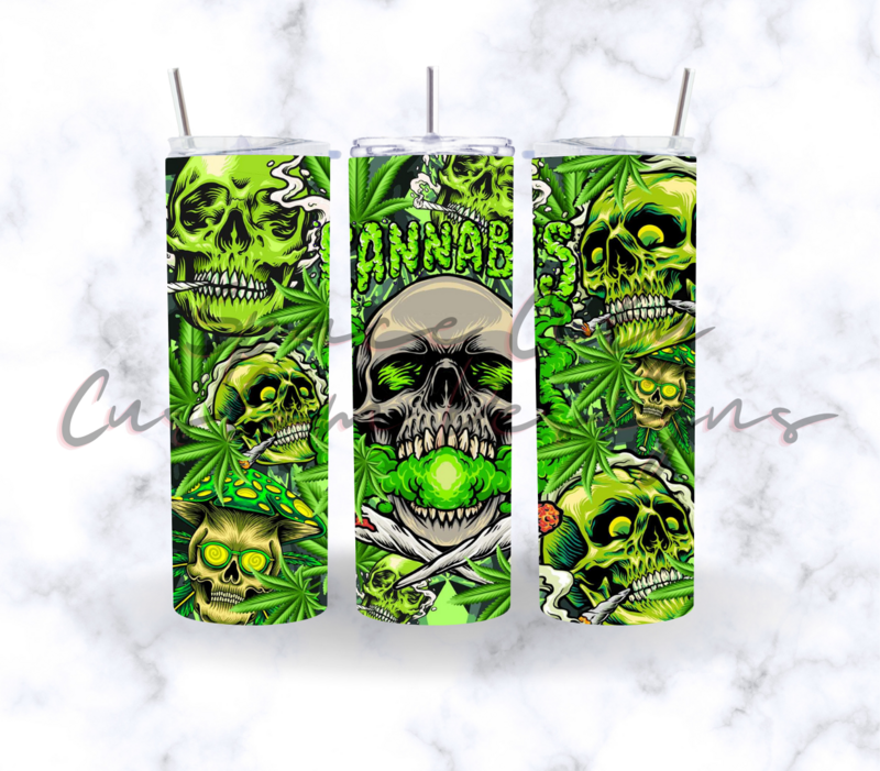 420 CANNABIS SUBLIMATION TUMBLER