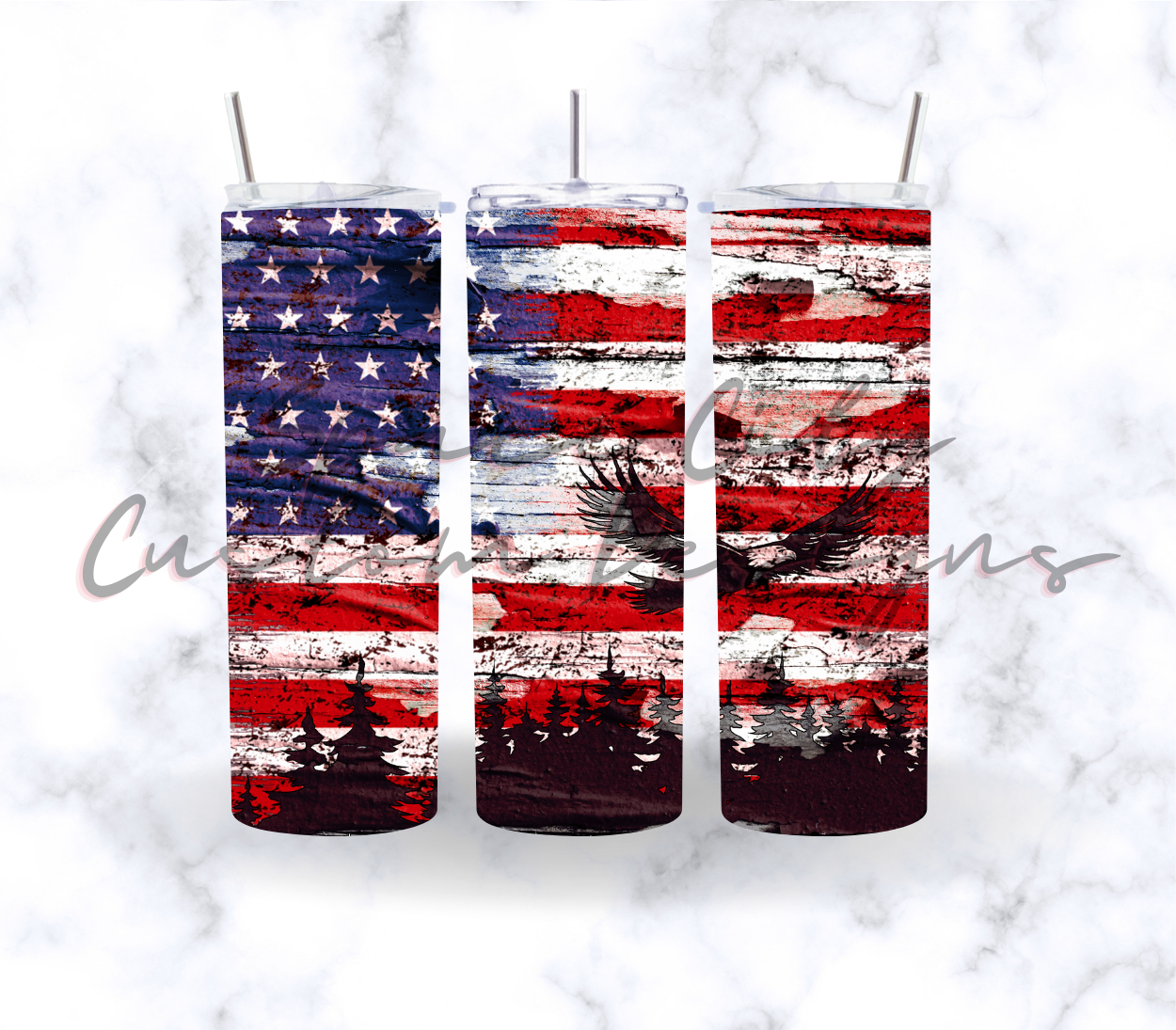 DISTRESSED FLAG